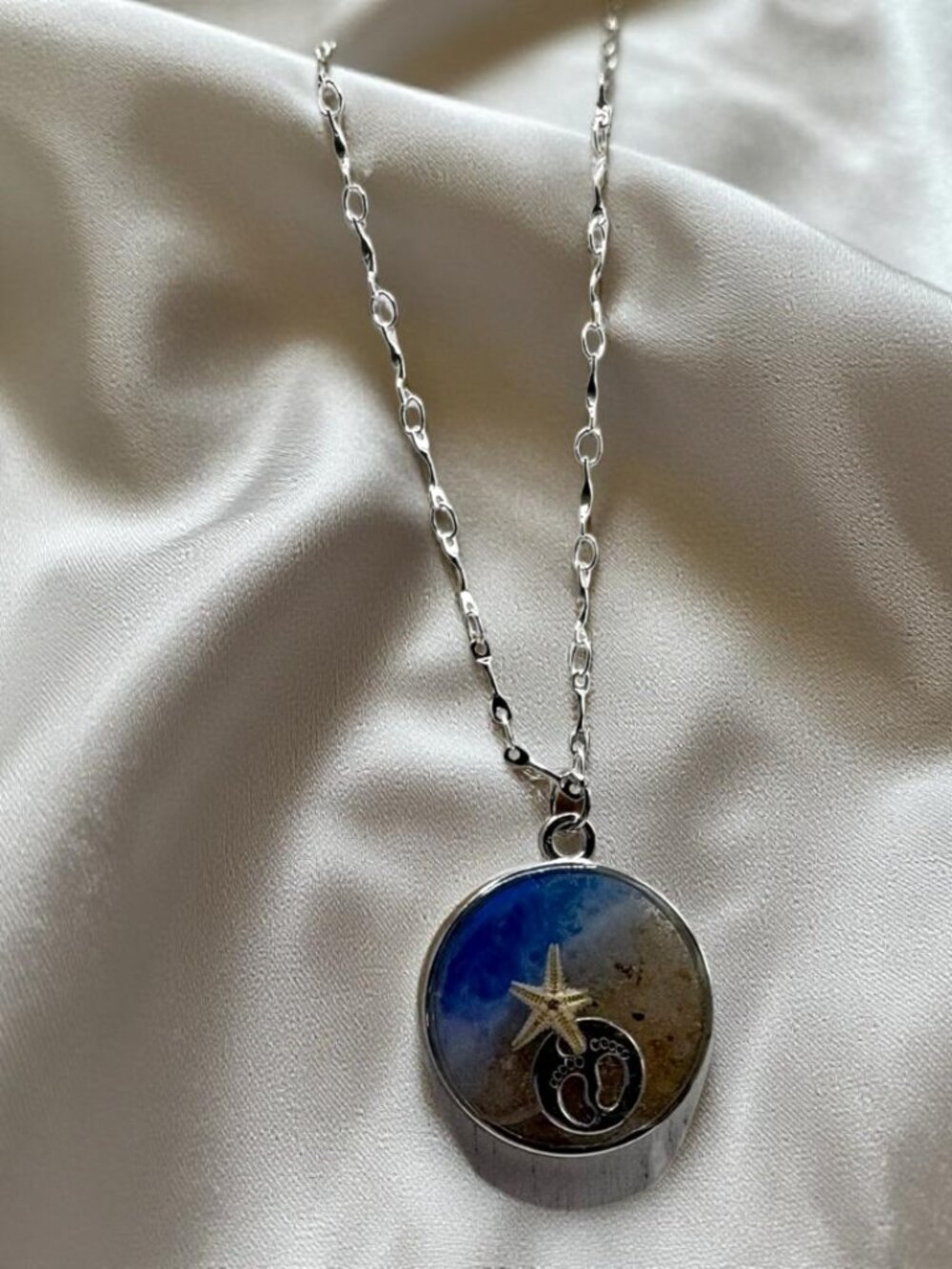 Beach Resin Necklace